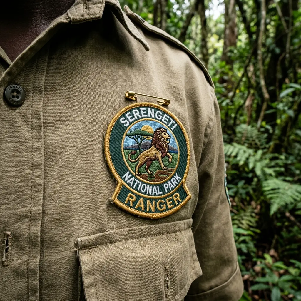 Licensed, park-certified safari operator badge for Minneriya tours
