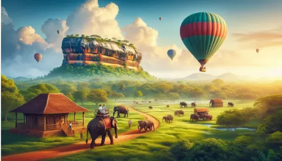 3 Thrilling Adventures: Ballooning, Elephant Rides And Exploring Sigiriya Village