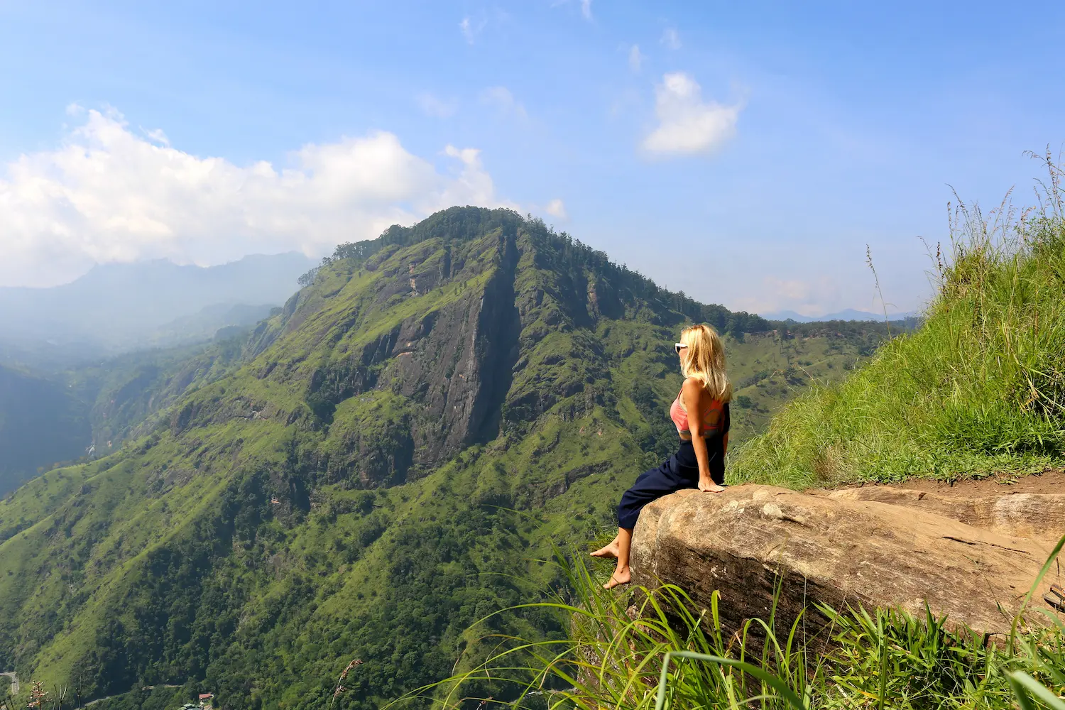 Little Adam's Peak panoramic hiking trail near Ella