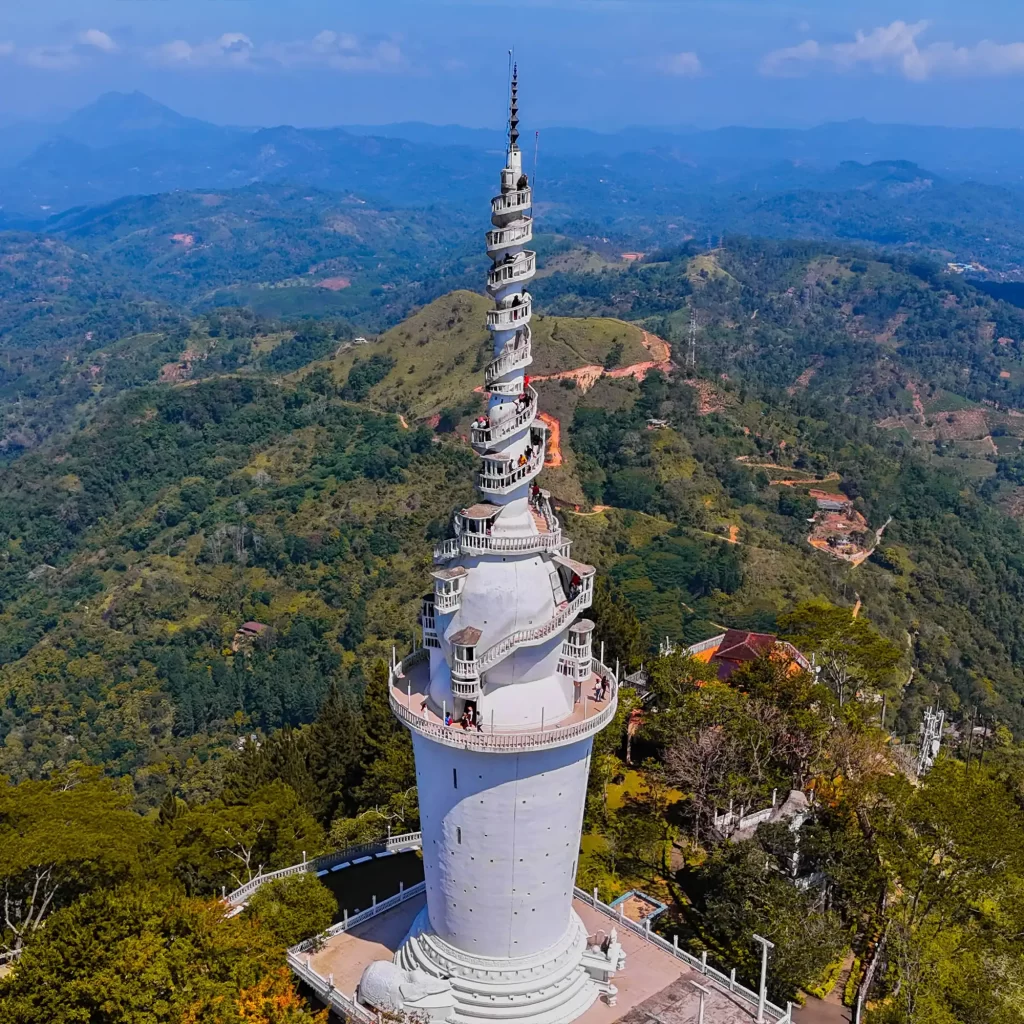 Ambuluwawa Tower amid the hill country
