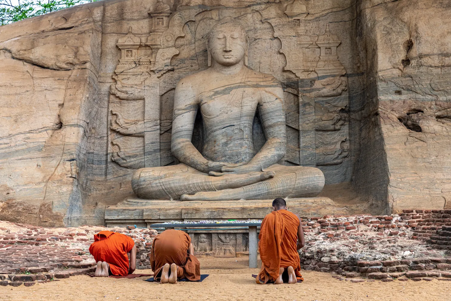Gal Vihara stone Buddha statues, Polonnaruwa